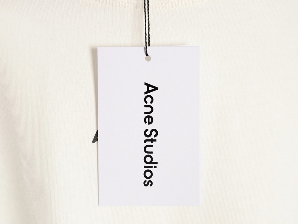 Acne Studios small letter foam print short-sleeved T-shirt