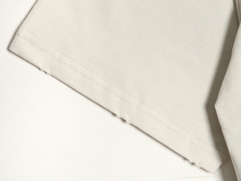 Ba*len*cia*ga klein blue front and back embroidered lettering short-sleeved t-shirt