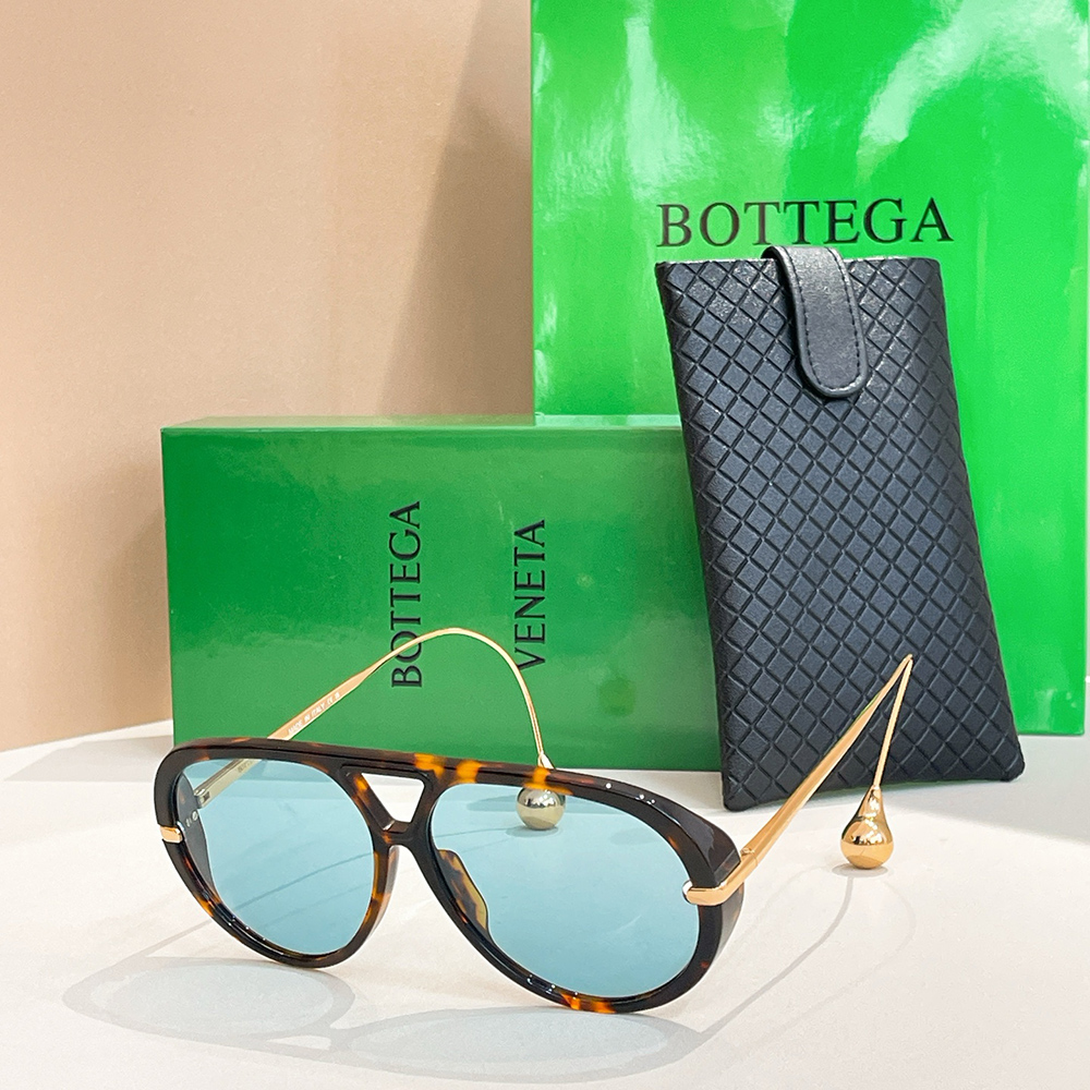 bo*te*ga Ve*ne*ta drop aviator sunglasses 1273s