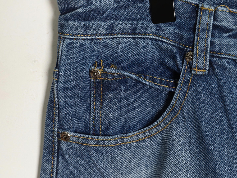 Ch**me He**ts back sanskrit cross leather pants