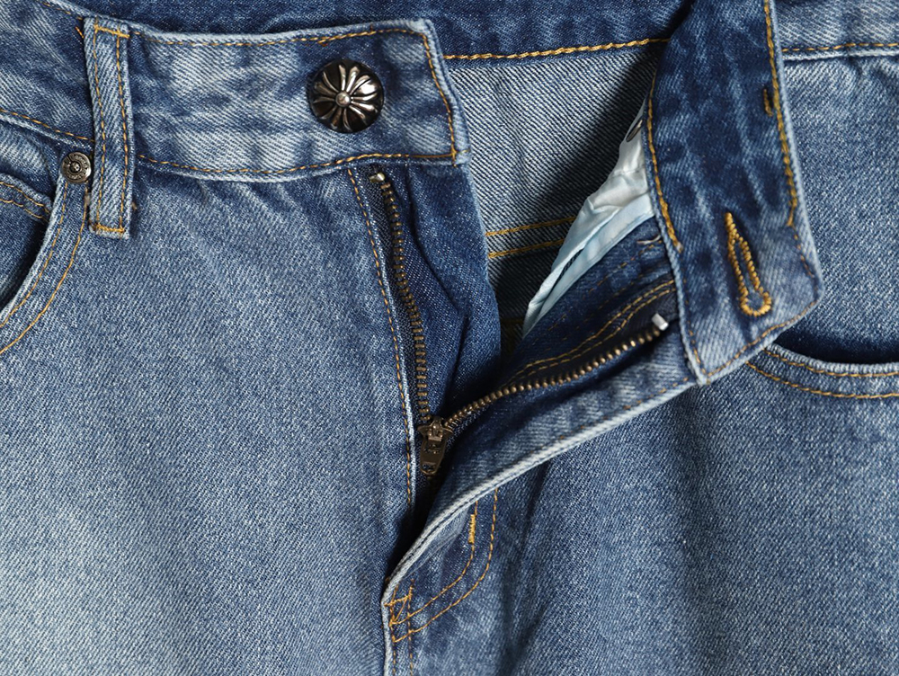 Ch**me He**ts back sanskrit cross leather pants tsk2