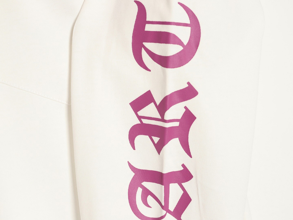 Ch**me He**ts neckline colorful sanskrit round neck long sleeves