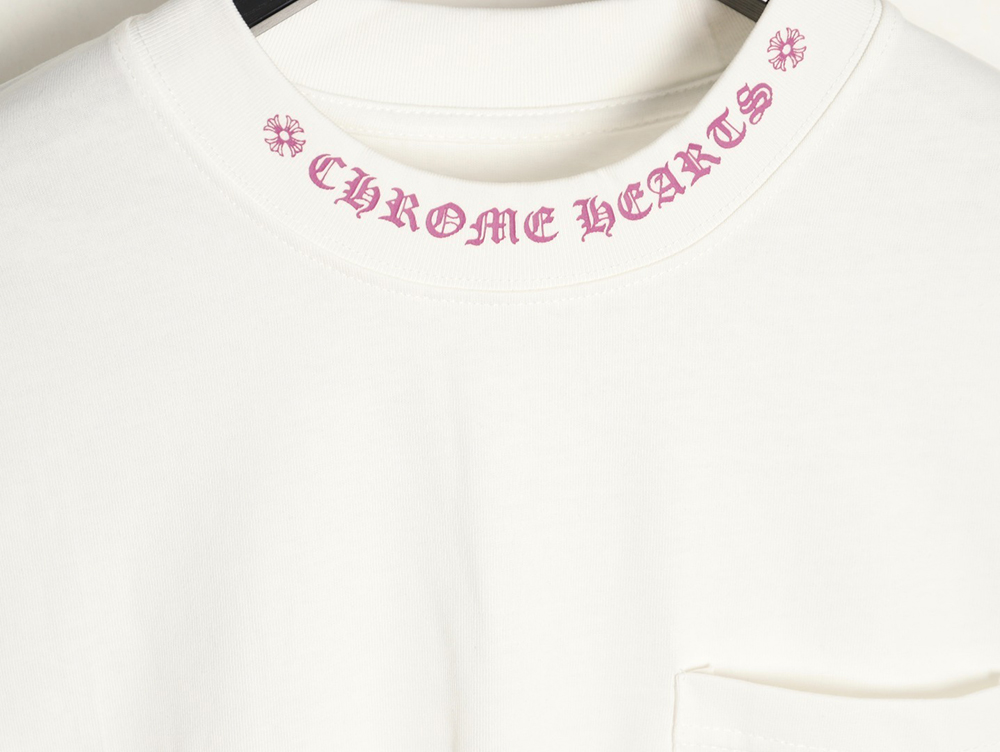 Ch**me He**ts neckline colorful sanskrit round neck long sleeves