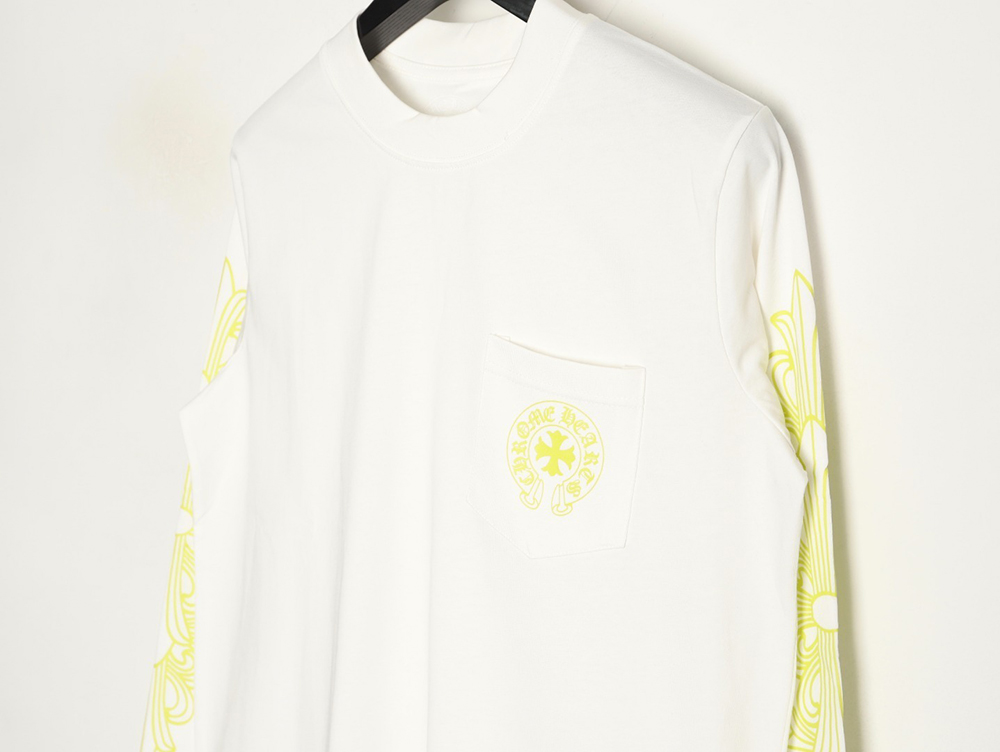 Ch**me He**ts sanskrit lemon green round neck long sleeves