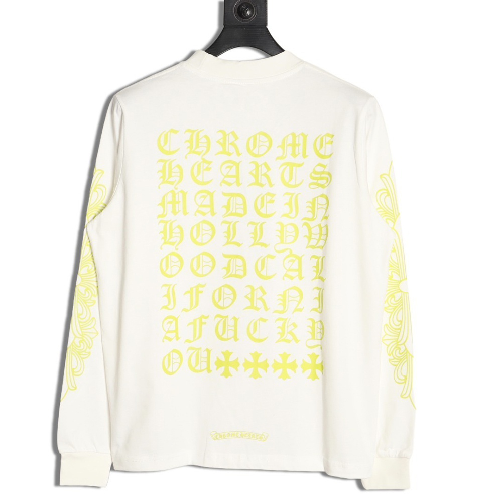 Ch**me He**ts sanskrit lemon green round neck long sleeves