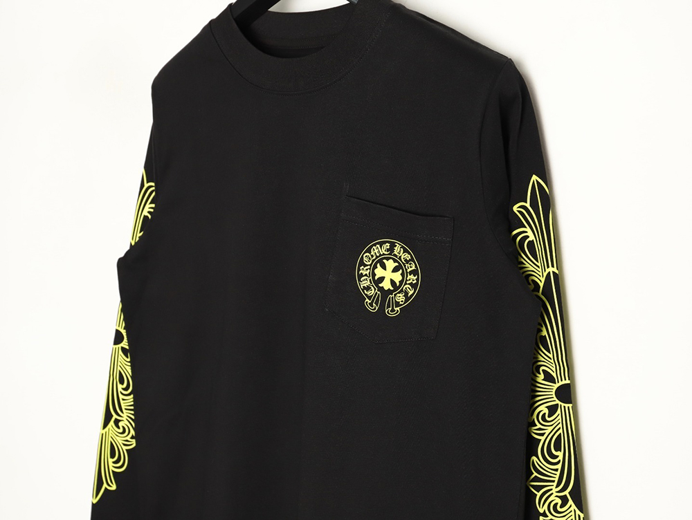 Ch**me He**ts sanskrit lemon green round neck long sleeves tsk1