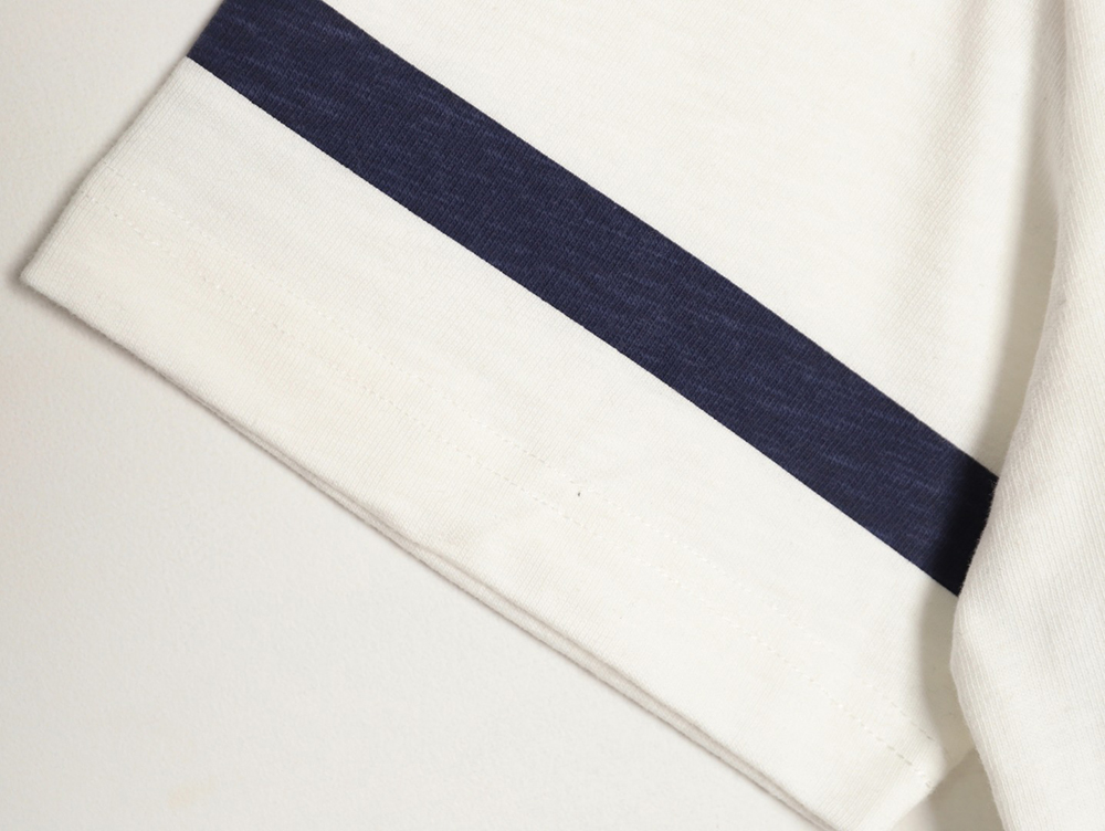 D*or 47 gradient lettering appliqué short sleeves