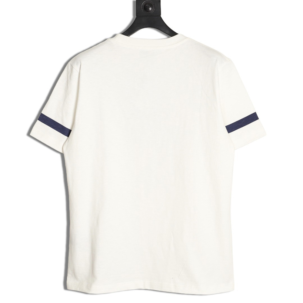 D*or 47 gradient lettering appliqué short sleeves