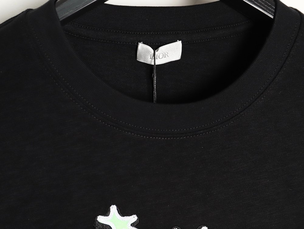 D*or 47 gradient lettering appliqué short sleeves tsk1