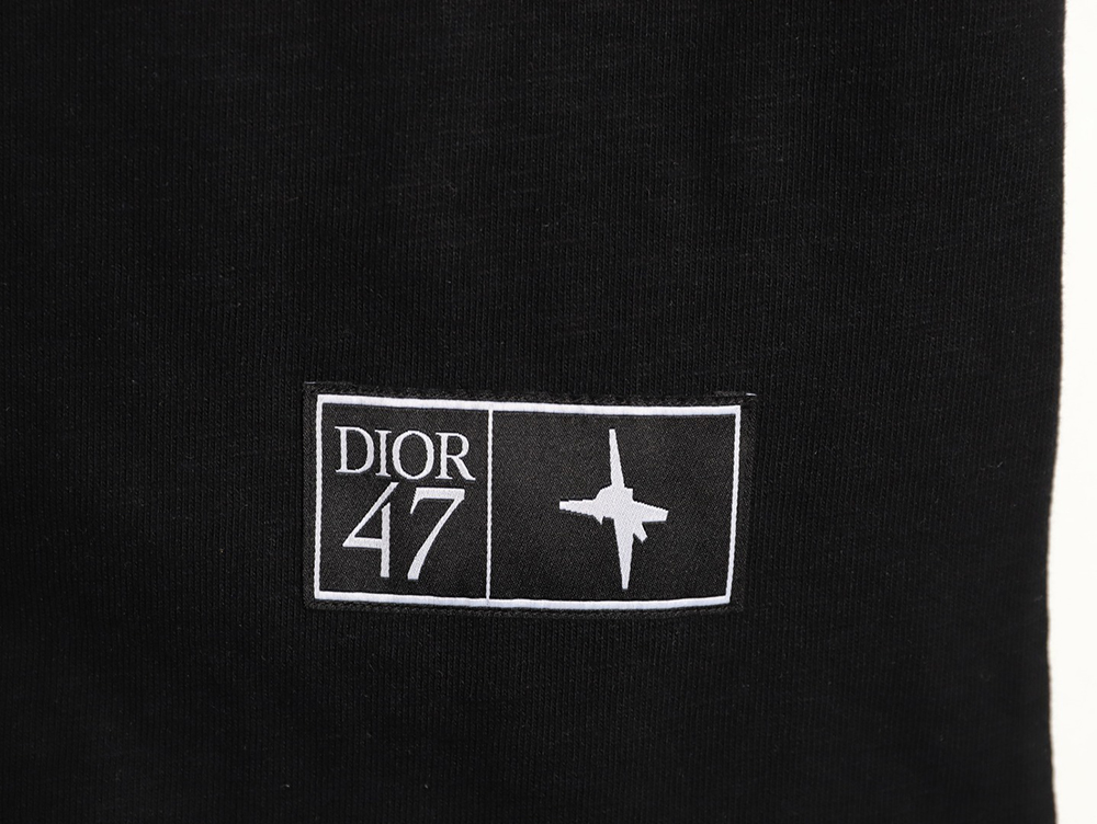 D*or 47 gradient lettering appliqué short sleeves tsk1