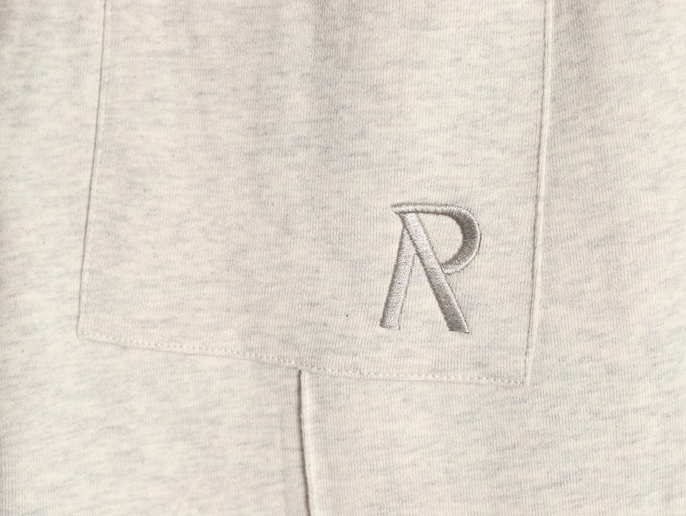 Represent distressed washed embroidered logo straight-leg drawstring sweatpants