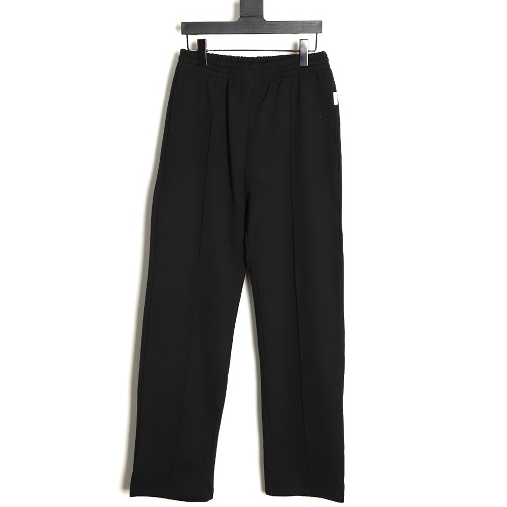 Represent distressed washed embroidered logo straight-leg drawstring sweatpants TSK1