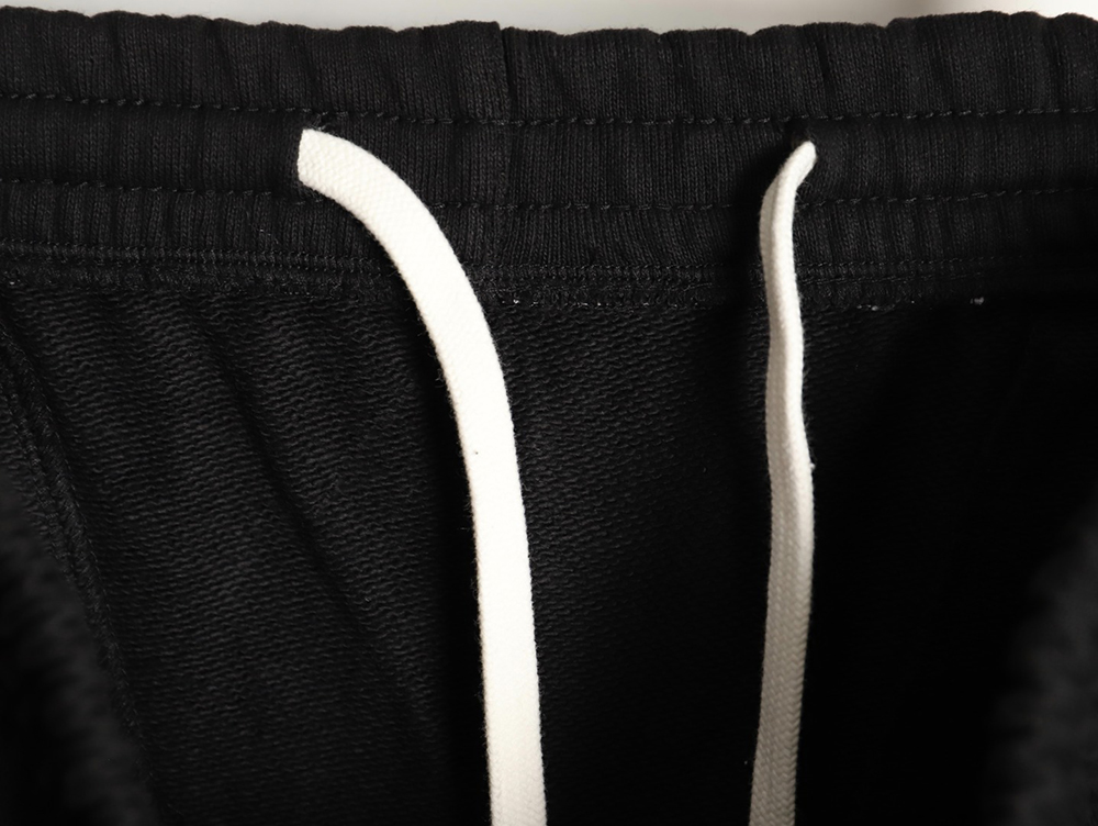 Represent distressed washed embroidered logo straight-leg drawstring sweatpants TSK1