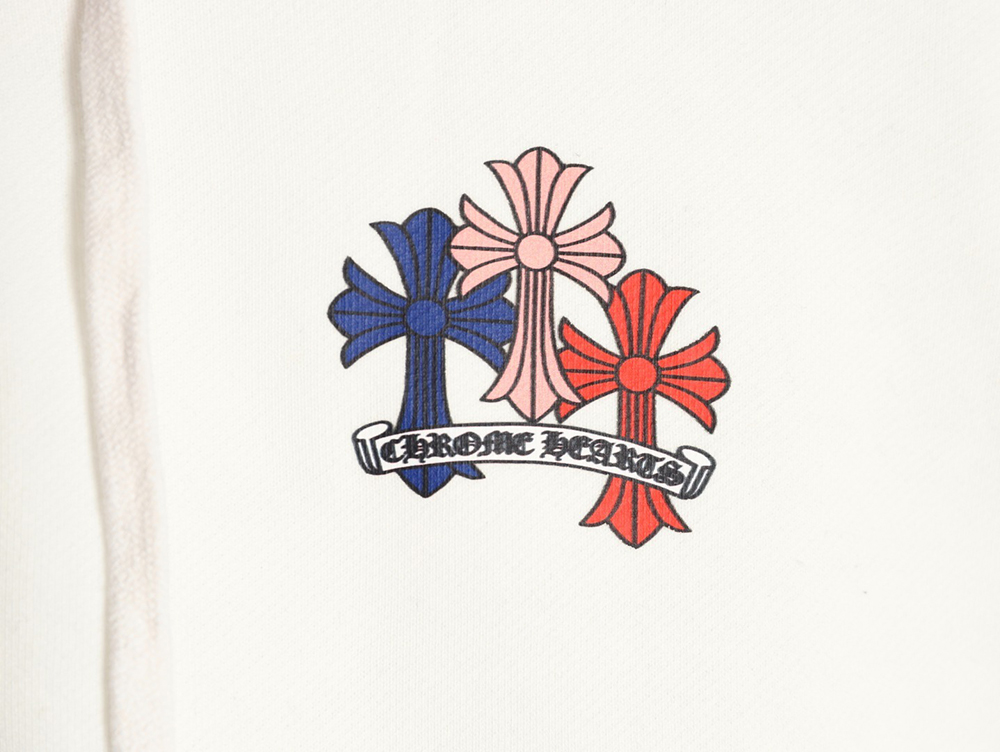 Ch**me He**ts colorful cross print zip-up jacket