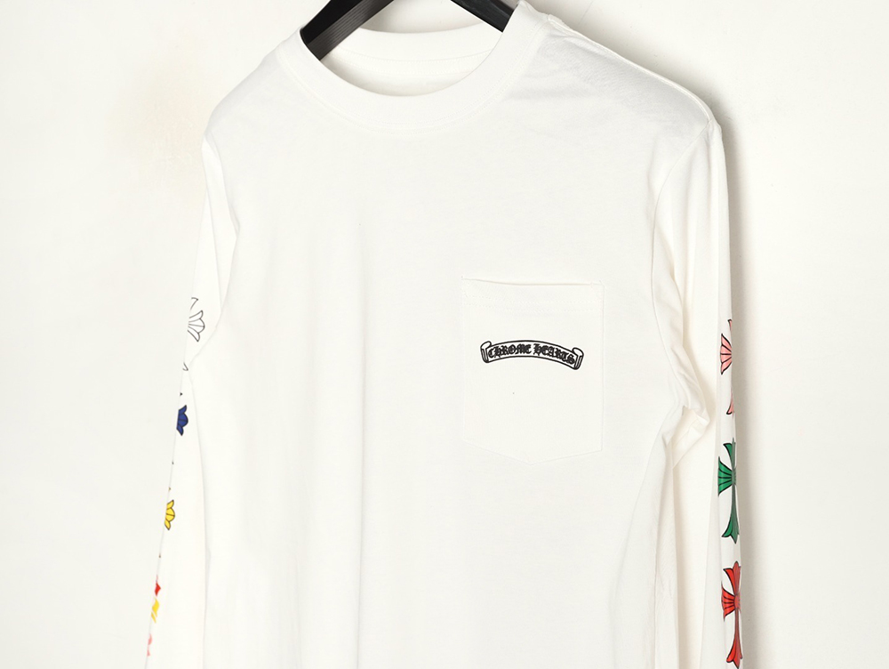 Ch**me He**ts scroll print long-sleeved t-shirt