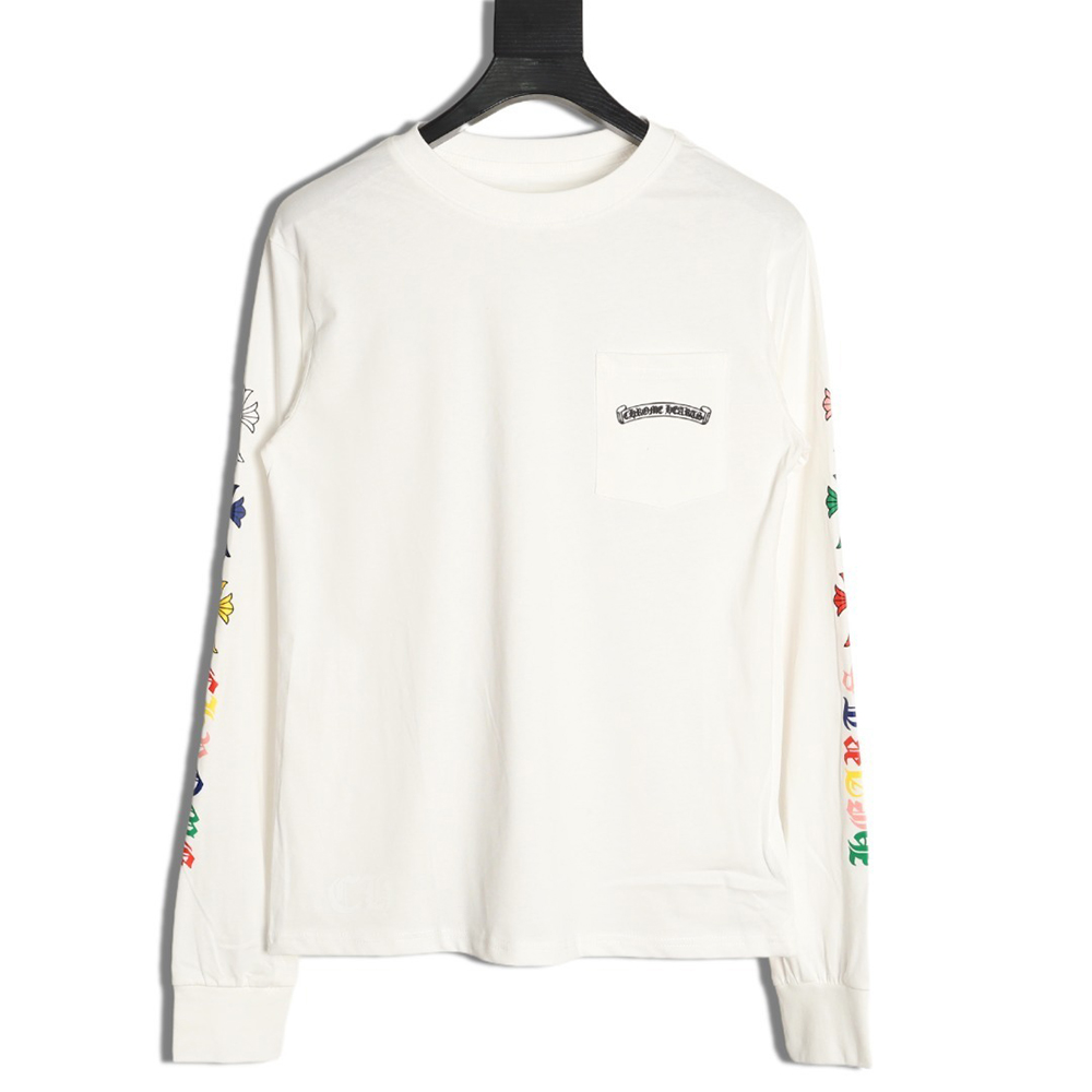 Ch**me He**ts scroll print long-sleeved t-shirt