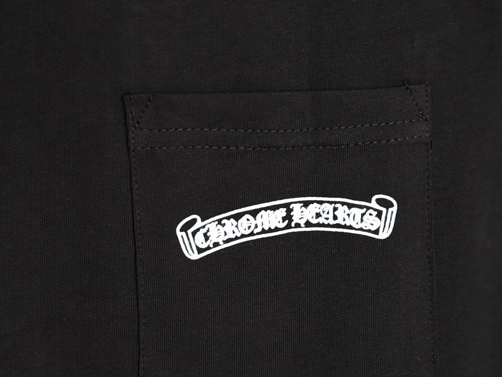 Ch**me He**ts scroll print long-sleeved t-shirt tsk1