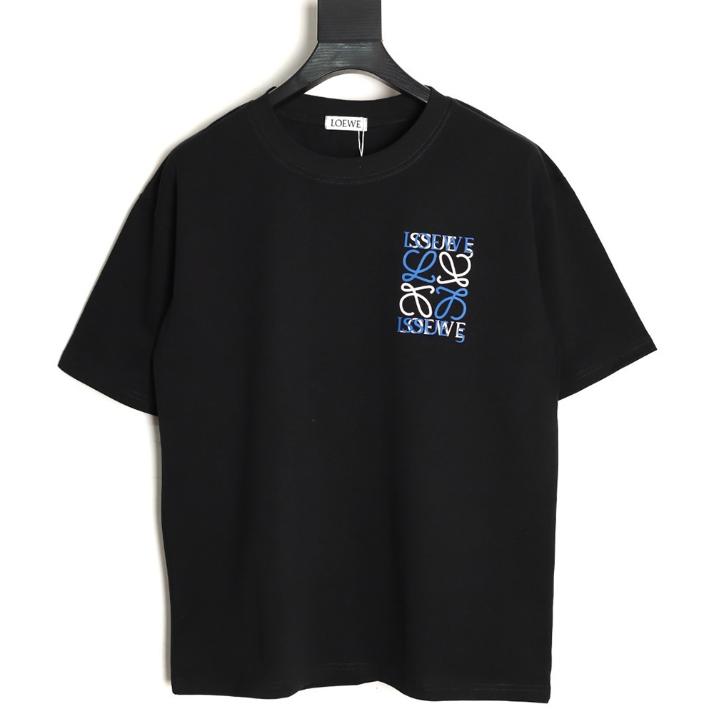 L0ew* overlapping lettering short-sleeved t-shirt