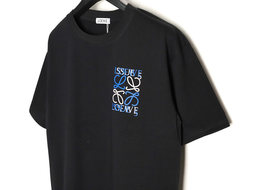 L0ew* overlapping lettering short-sleeved t-shirt