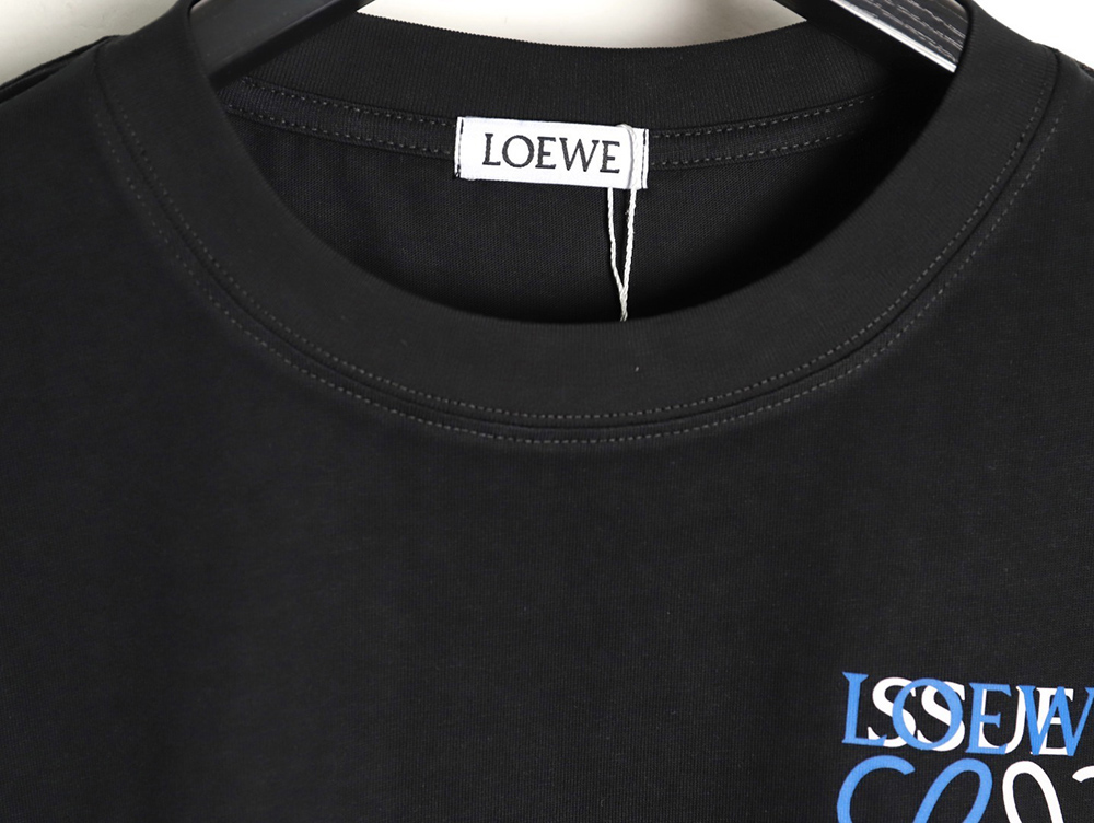 L0ew* overlapping lettering short-sleeved t-shirt