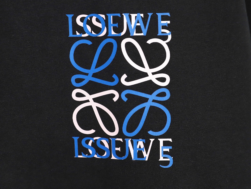 L0ew* overlapping lettering short-sleeved t-shirt