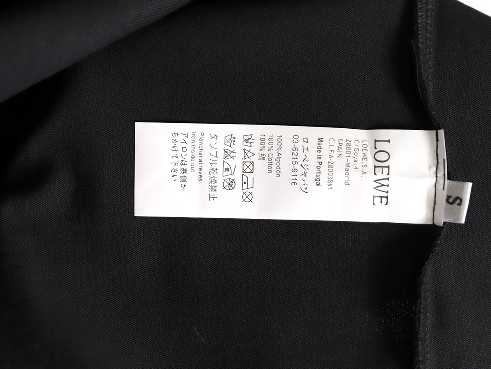 L0ew* overlapping lettering short-sleeved t-shirt