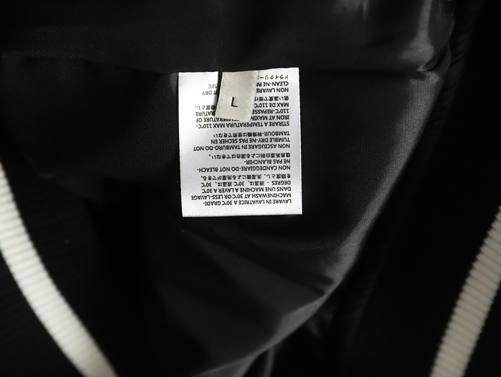 OFF WHITE Letter 13 Towel Embroidery Baseball Jacket